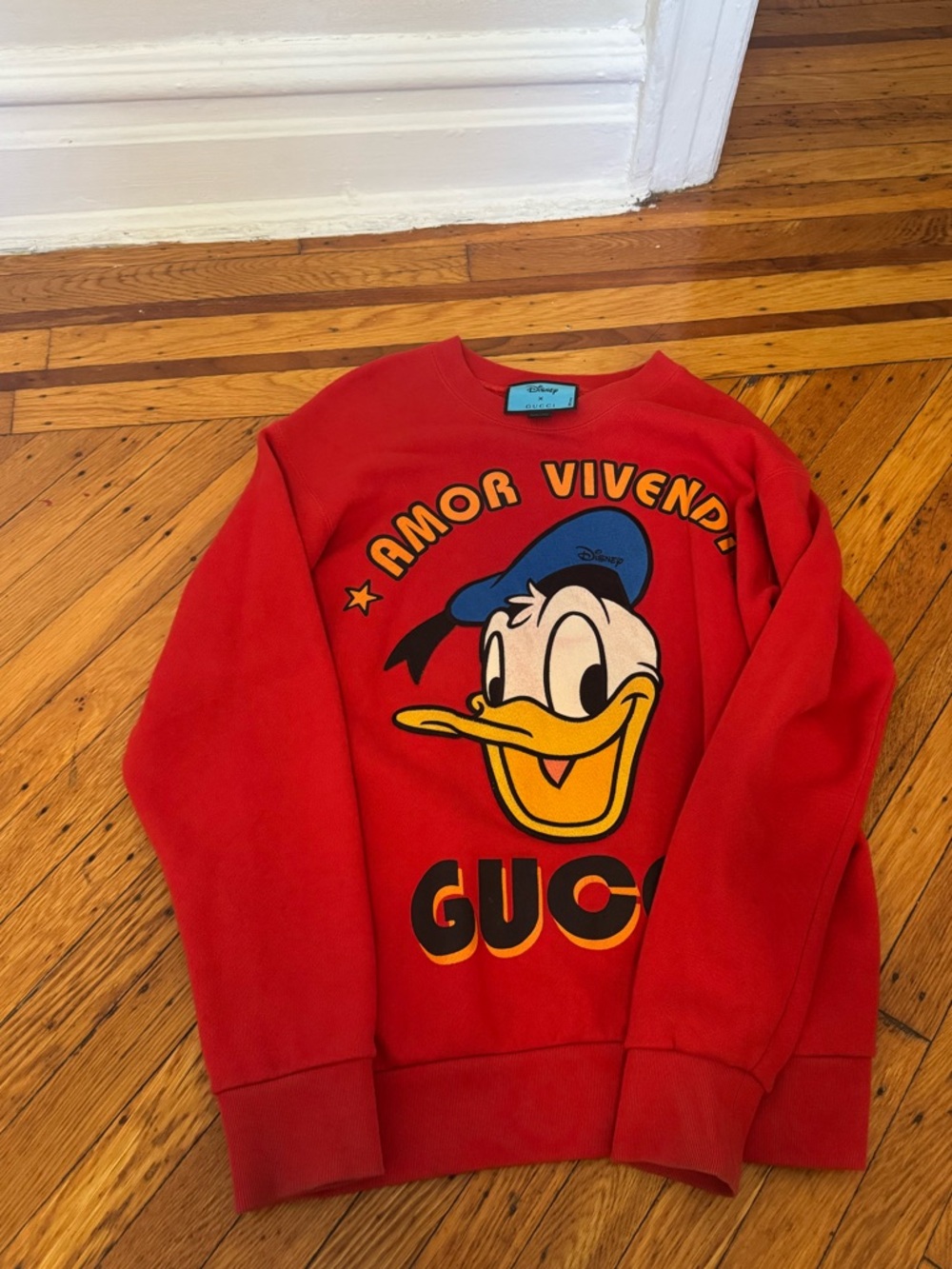 Gucci x Disney Donald Duck printed sweatshirt size s